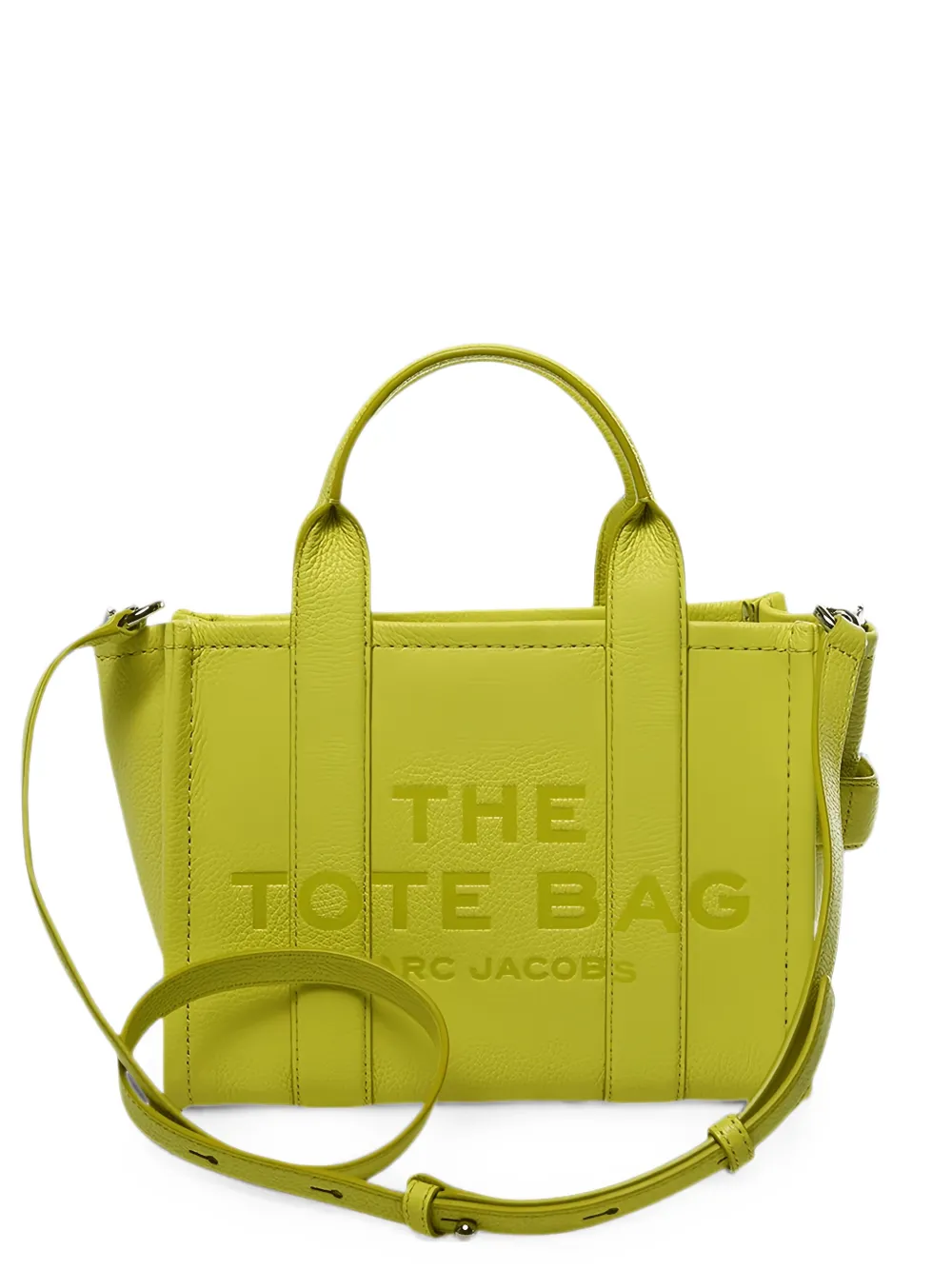 Marc Jacobs The Tote Bag small pebble-leather tote bag - Giallo
