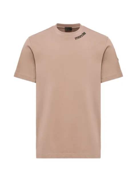 Moncler camiseta con logo estampado