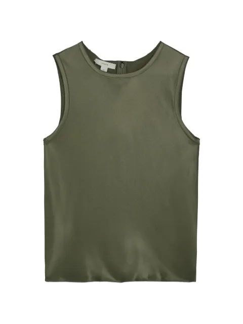 Vince blouse sans manches à fini satiné