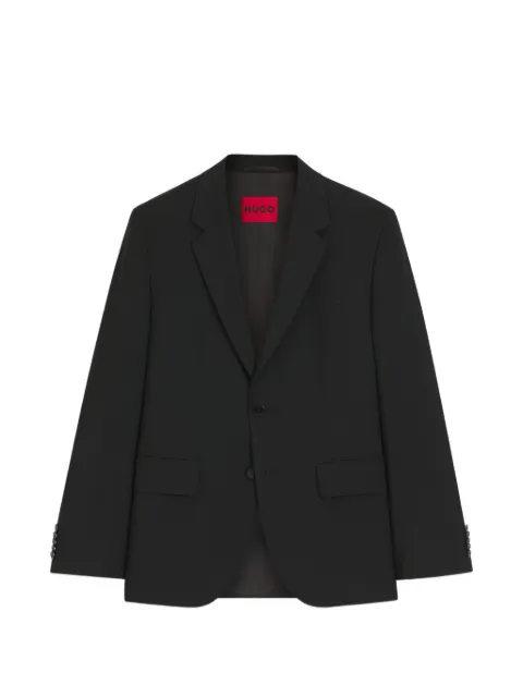 HUGO notched-lapel single-breasted blazer