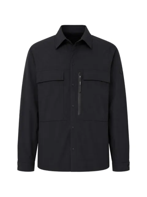 Moncler logo-patch zip-pocket shirt