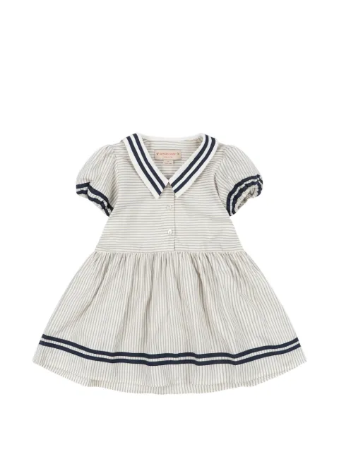 Konges Sløjd striped sailor-collar dress