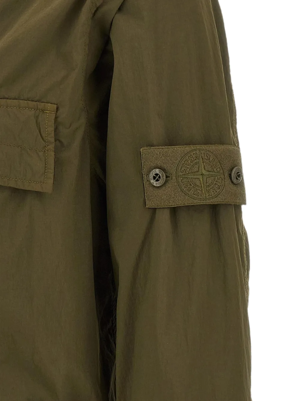 Stone Island Ghost shirtjack Groen