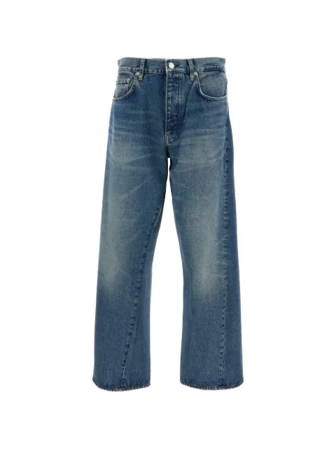 Sunflower faded straight-leg jeans