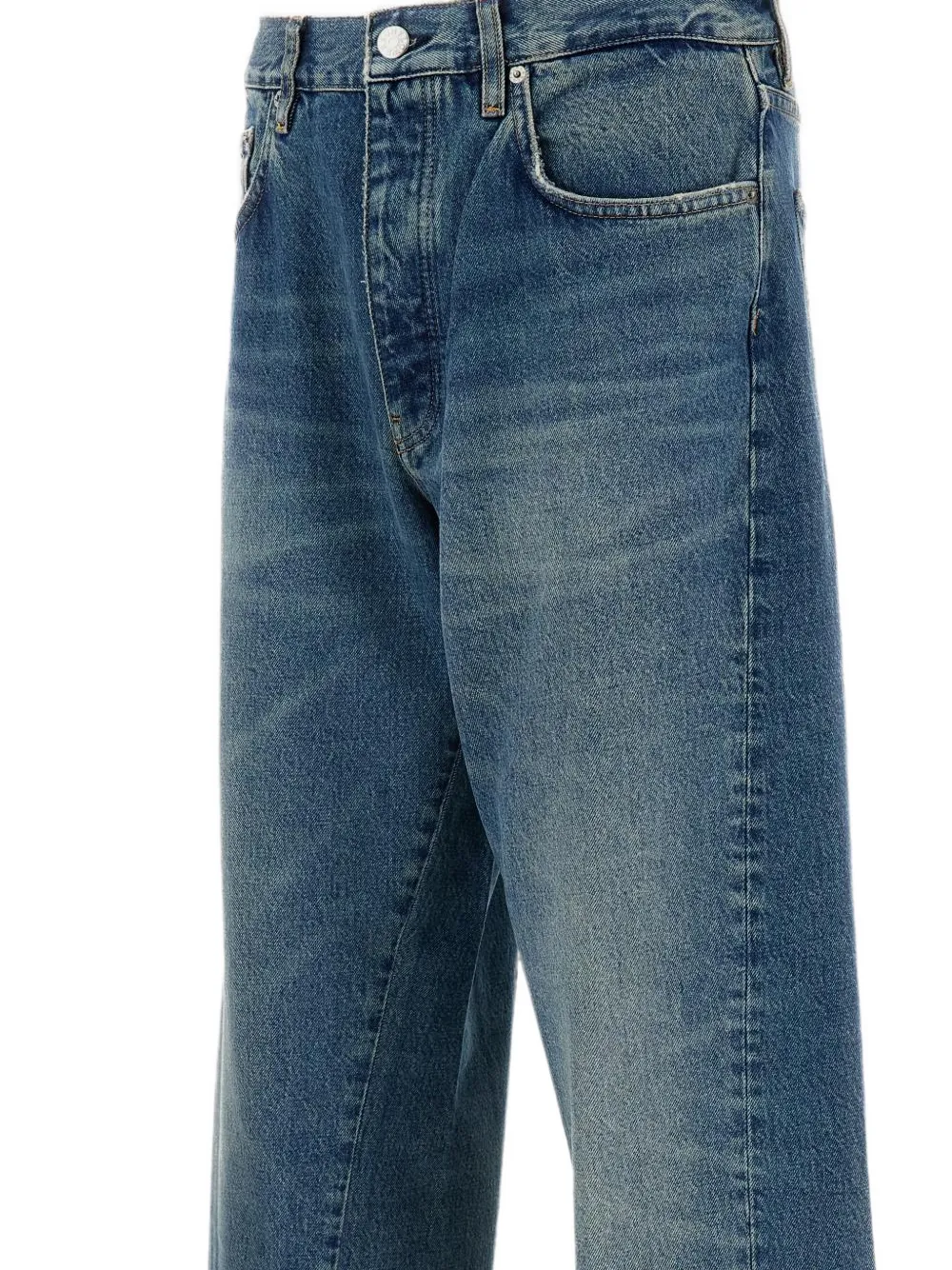 Sunflower Straight jeans met vervaagd effect Blauw