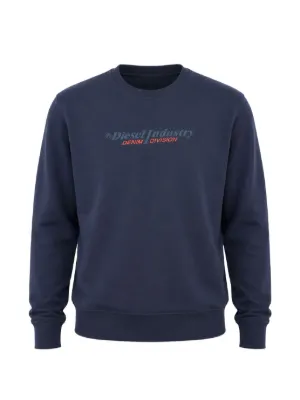 Diesel ロゴ クルーネックセーター | ブルー | FARFETCH JP