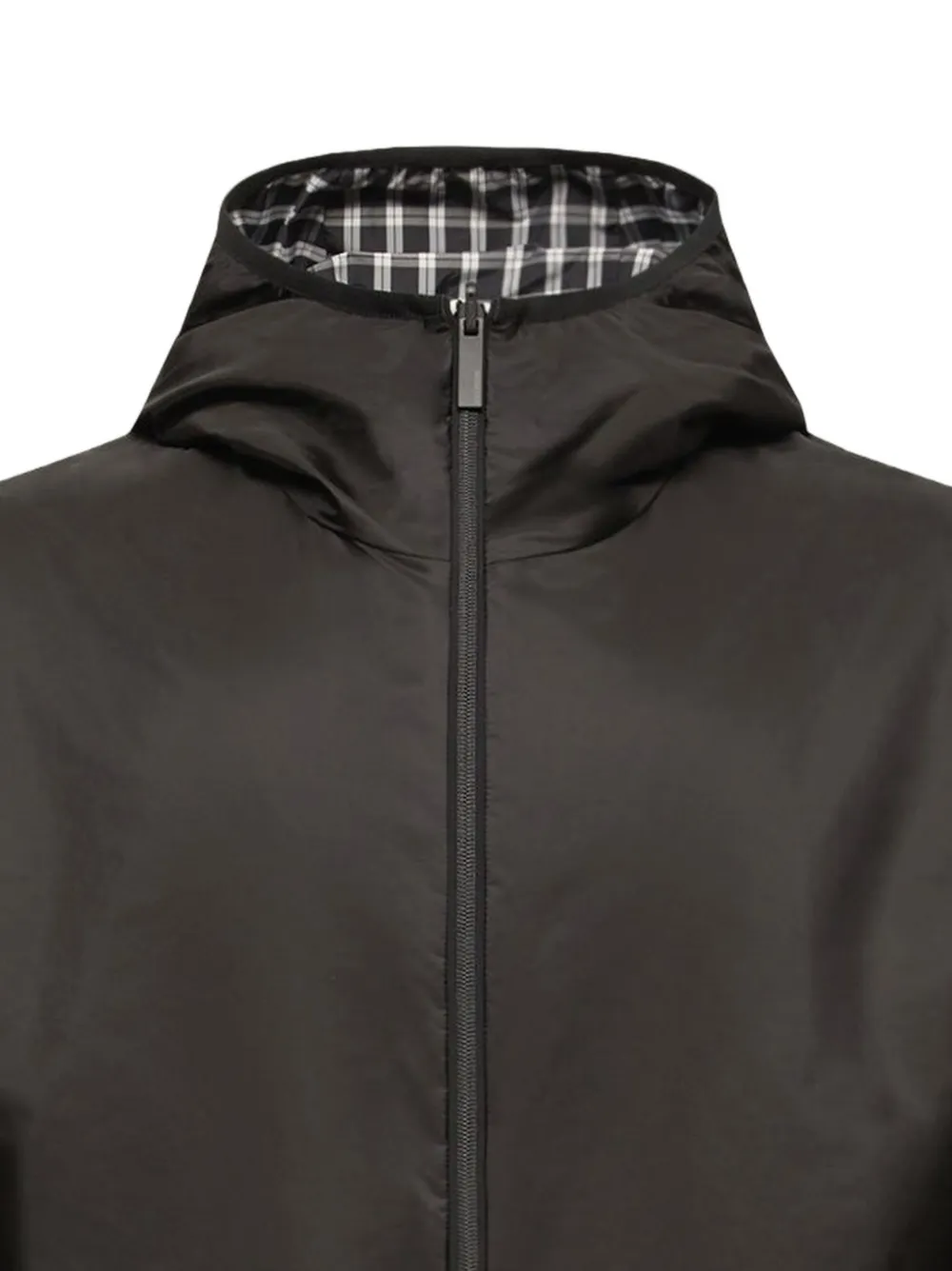 Moncler Vandelli jack met capuchon Zwart