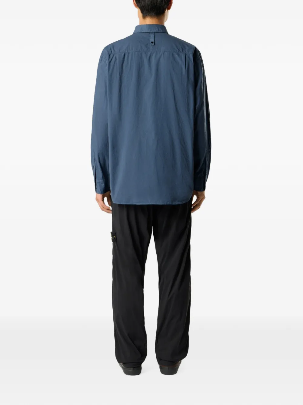 Stone Island 1100002 Tela Paracadute biologisch katoenen jack Blauw