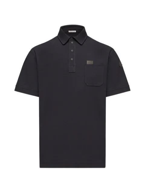 Moncler logo-patch chest-pocket polo shirt