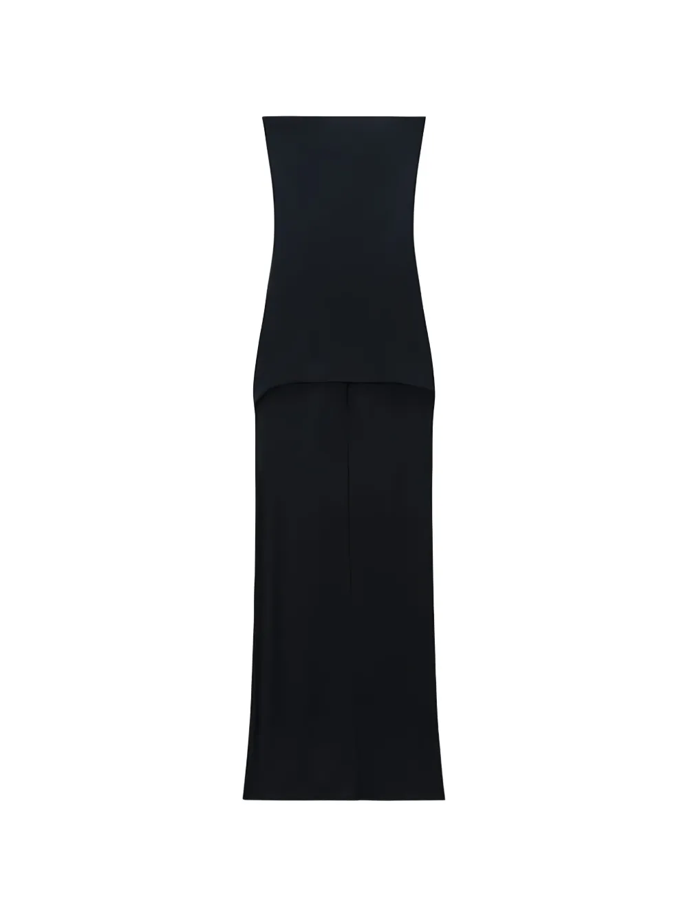 Alexander Wang strapless high-low asymmetric dress - Black