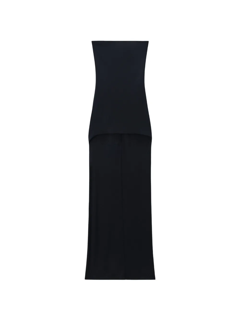 Alexander Wang Strapless asymmetrische jurk Zwart
