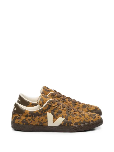 VEJA leopard-print low-top sneakers
