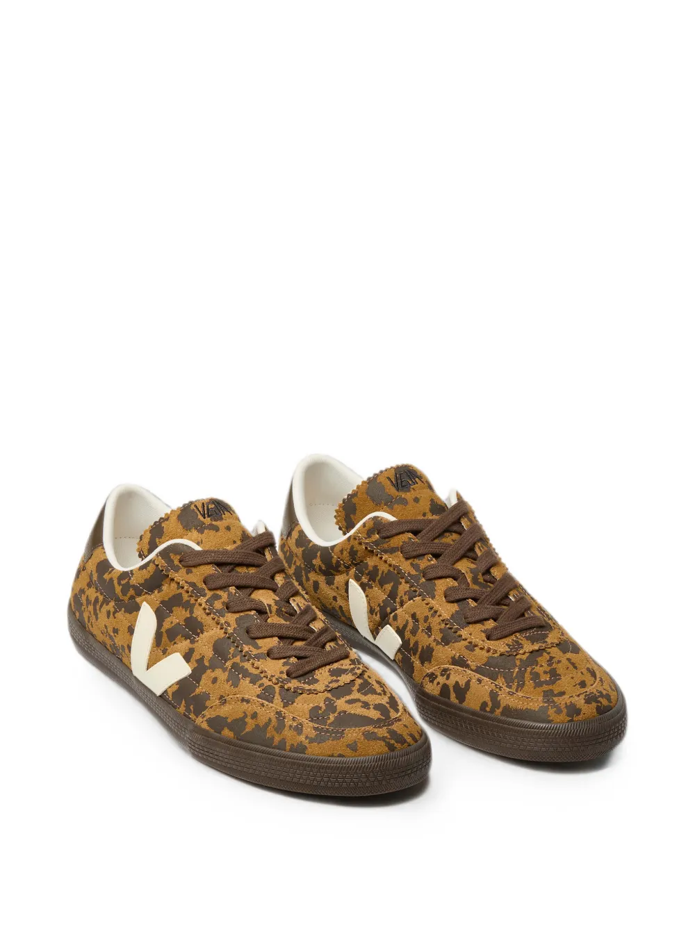 VEJA Panenka sneakers met dieren-print en logo-patch Bruin
