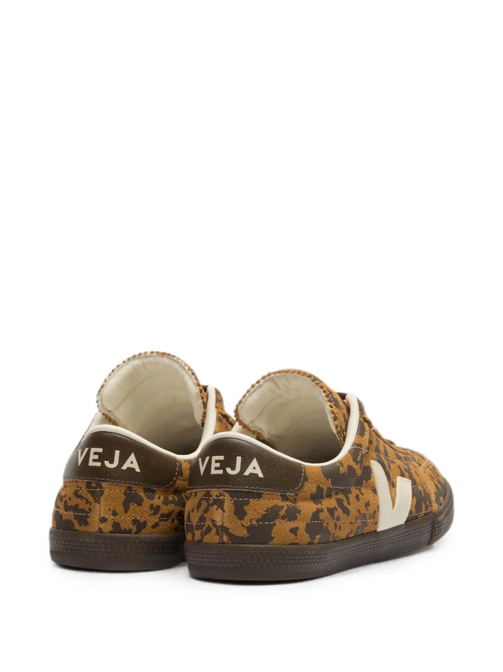 VEJA Panenka sneakers met dieren-print en logo-patch Bruin