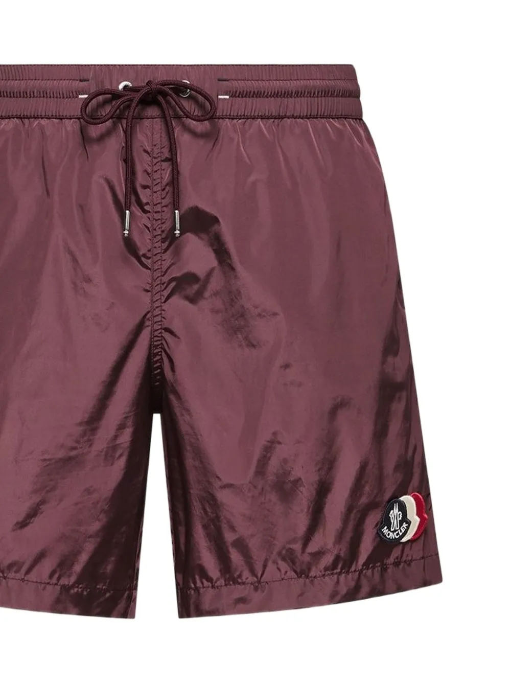 Moncler Zwembroek met logopatch Rood