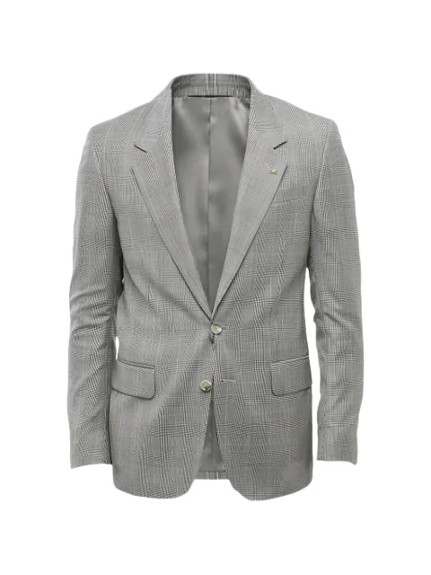 Corneliani Prince of Wales single-breasted blazer