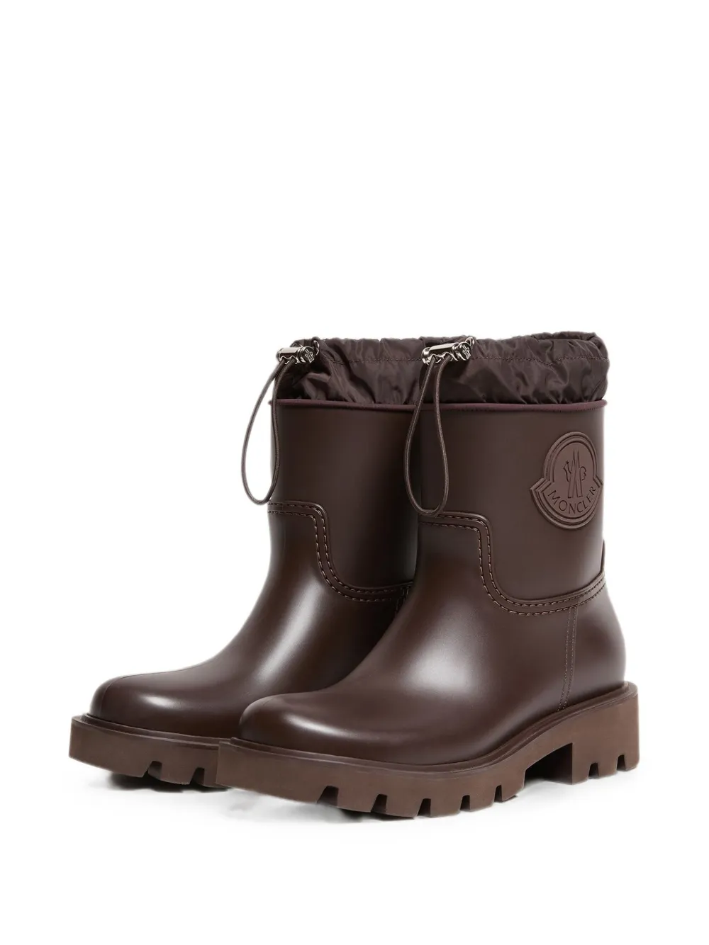 Moncler Kickstream drawstring-fastening rain boots Bruin