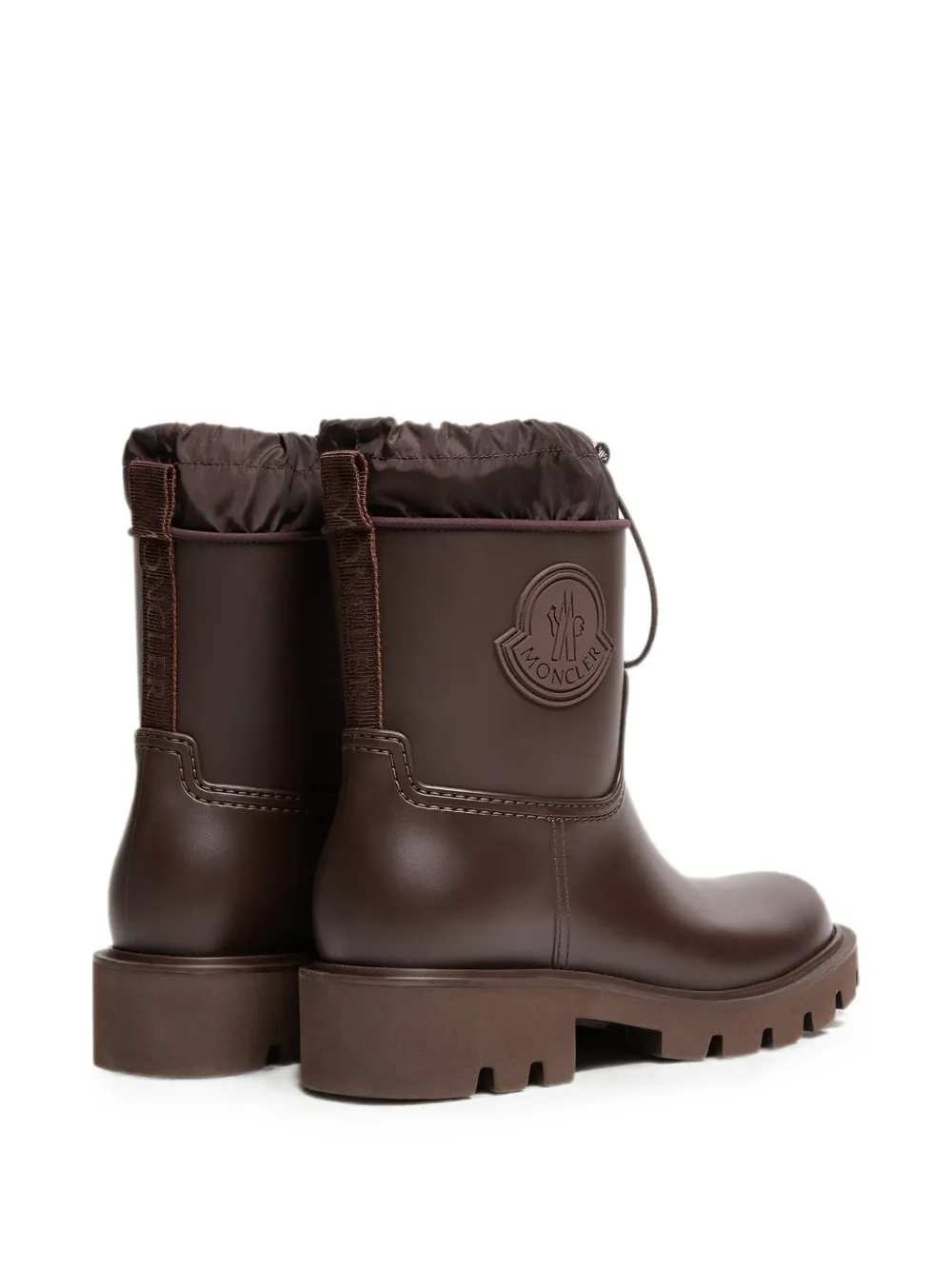 Moncler Kickstream drawstring-fastening rain boots Bruin