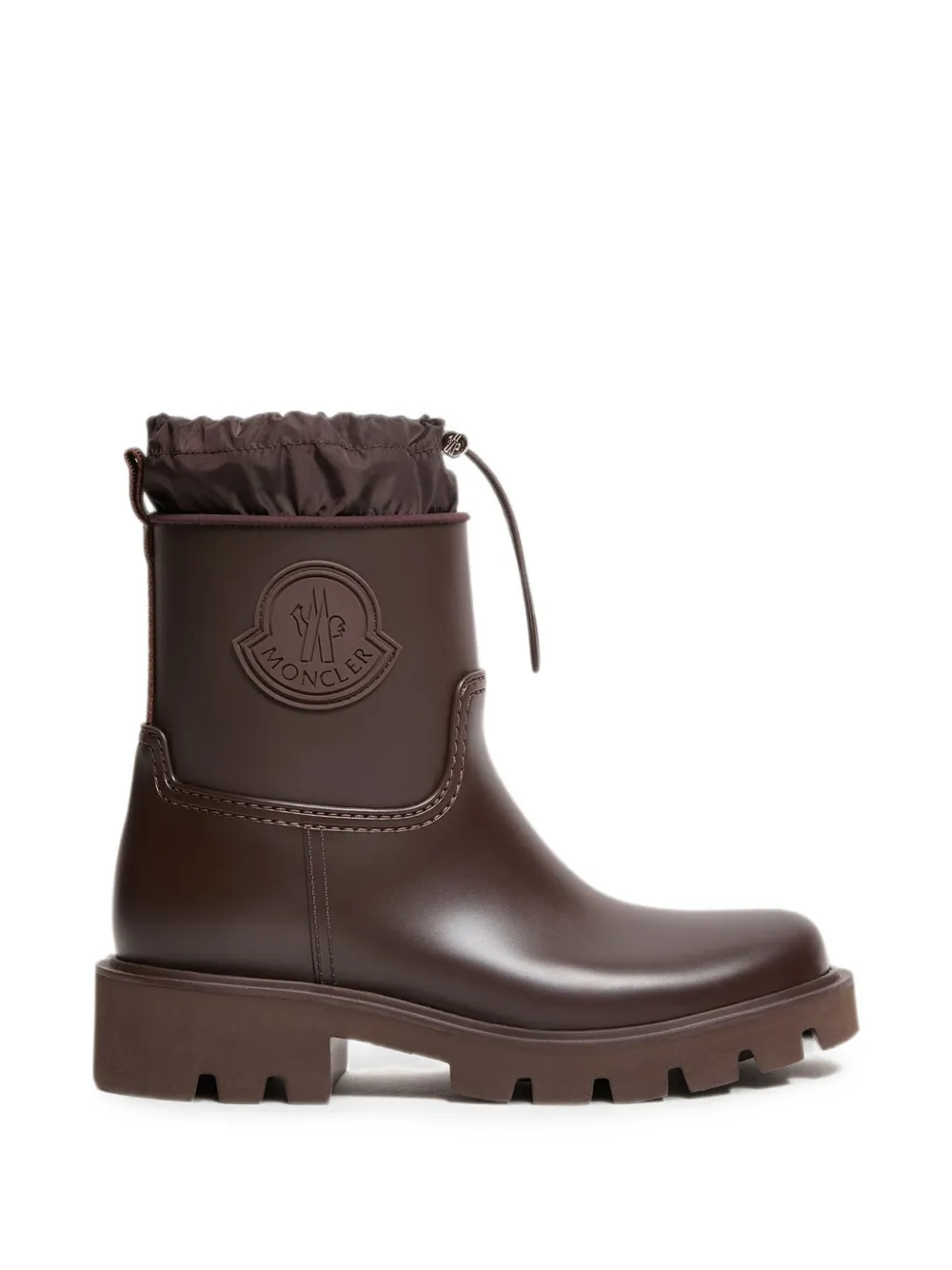 Moncler Kickstream drawstring-fastening rain boots Bruin