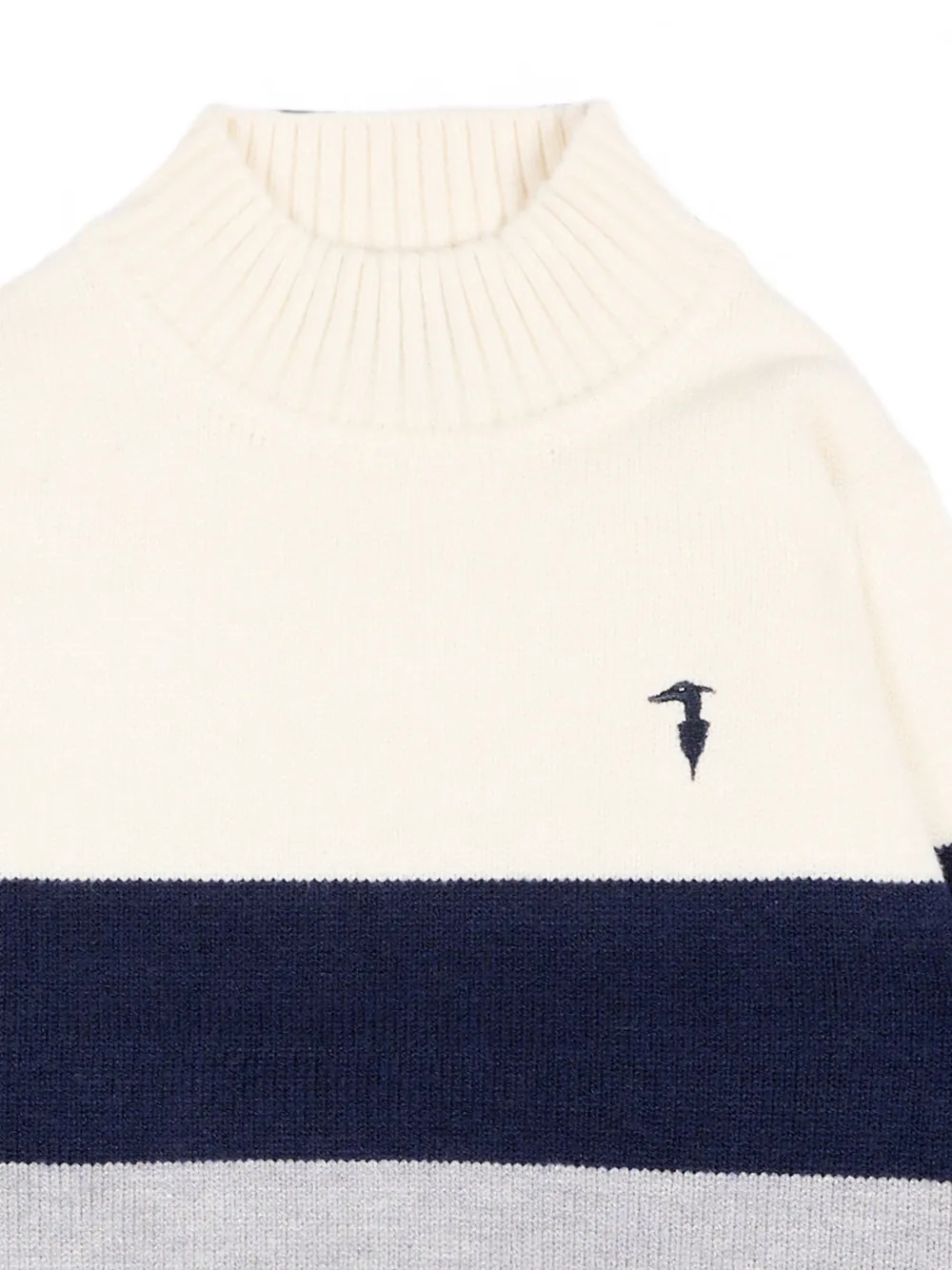 TRUSSARDI JUNIOR Trui met colourblocking Grijs