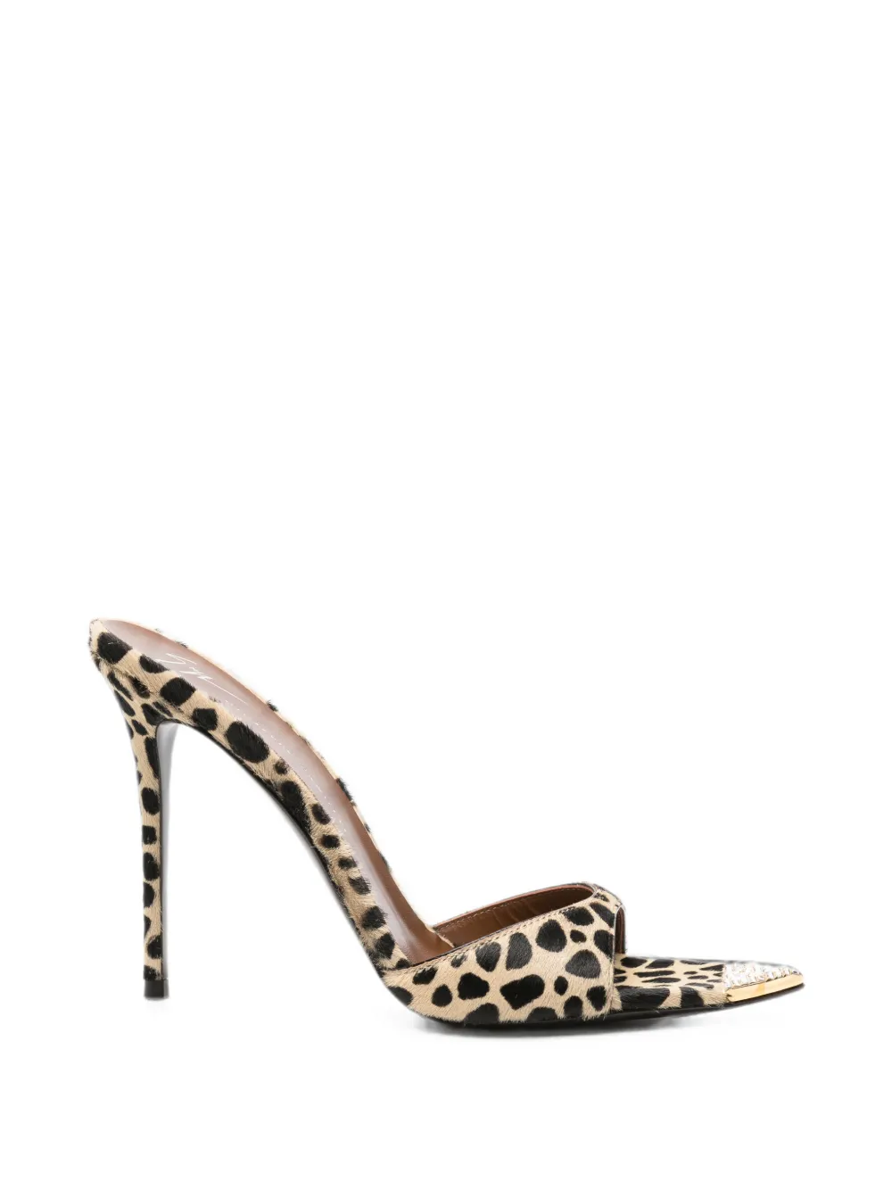 Giuseppe Zanotti leopard-print crystal-embellished sandals