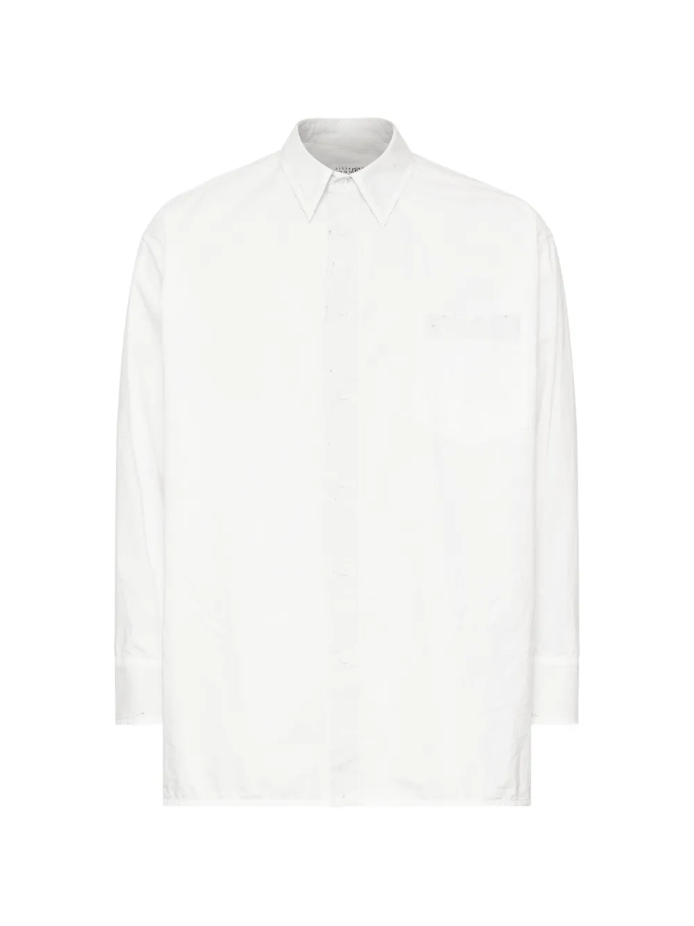 MM6 Maison Margiela cotton poplin shirt - Neutrals