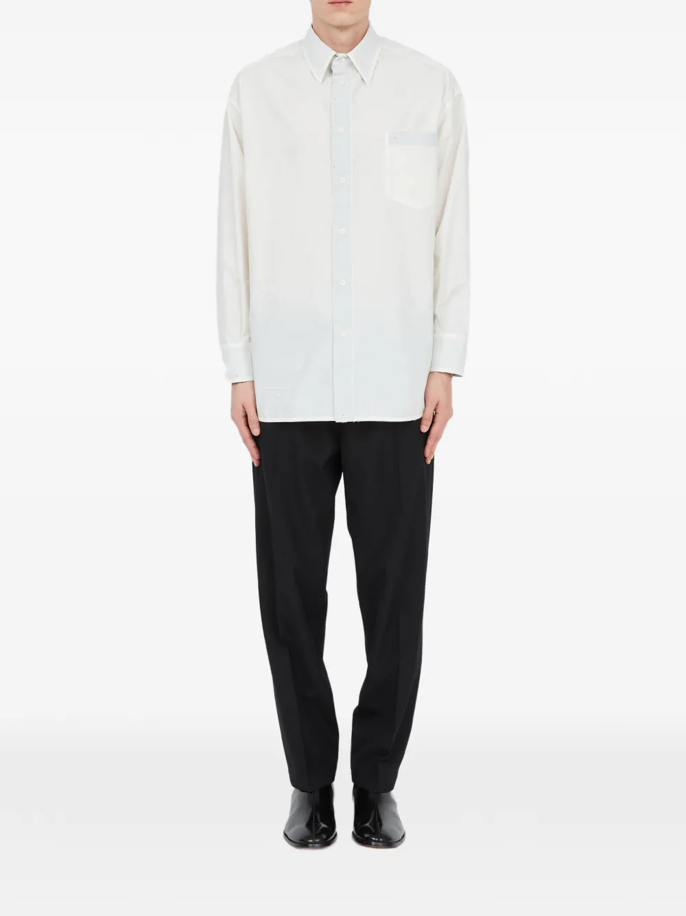 MM6 Maison Margiela Katoenen overhemd Beige