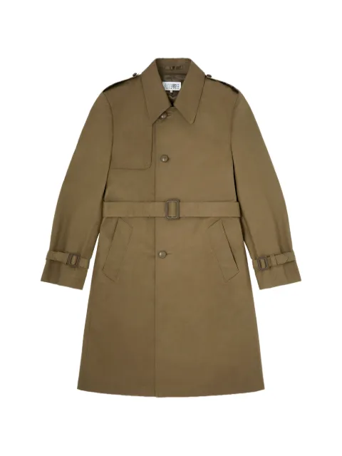 MM6 Maison Margiela coated cotton trench coat