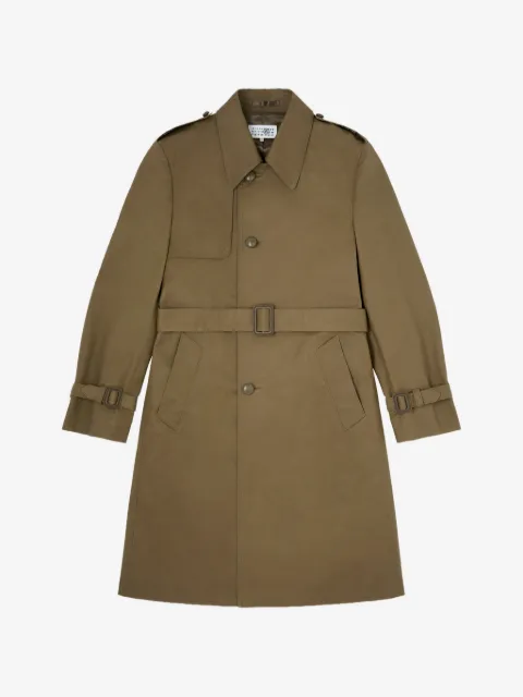 MM6 Maison Margiela coated cotton trench coat