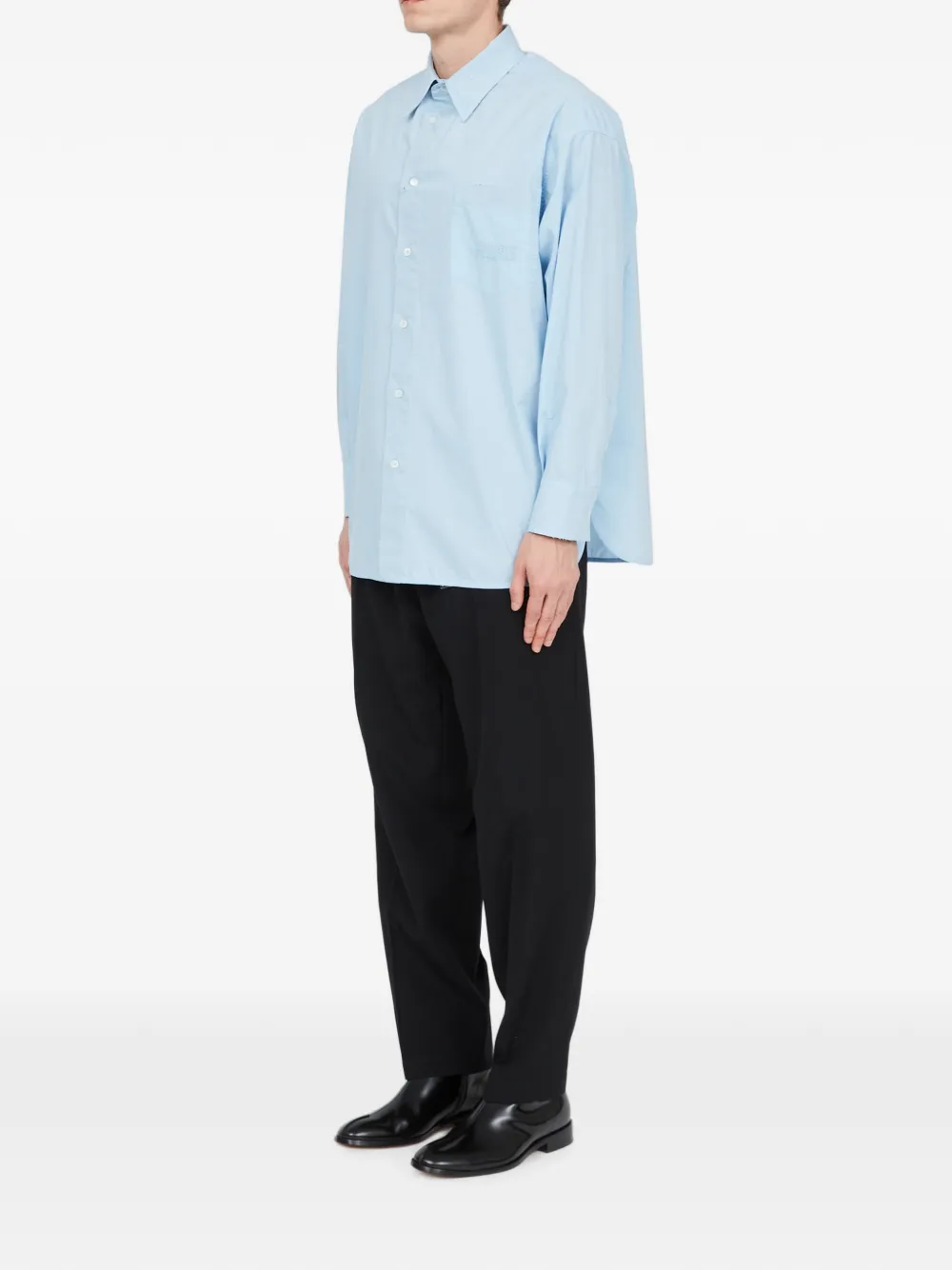 MM6 Maison Margiela Katoenen overhemd Blauw