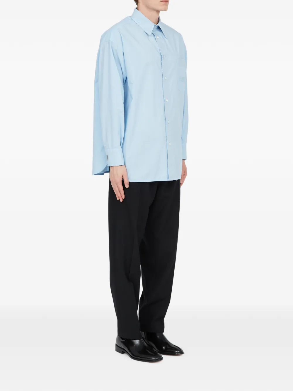 MM6 Maison Margiela Katoenen overhemd Blauw
