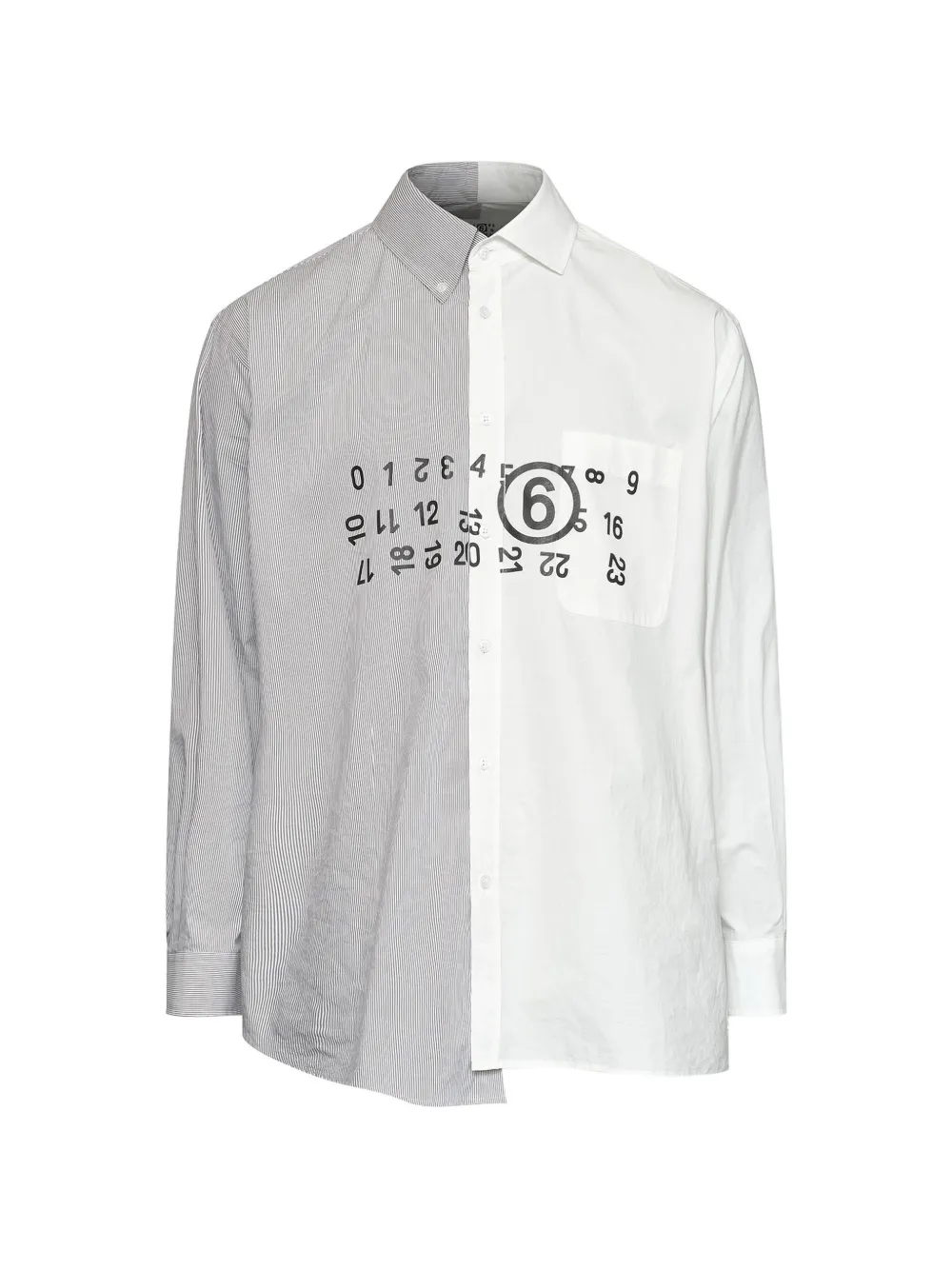 MM6 Maison Margiela cotton poplin shirt - Bianco
