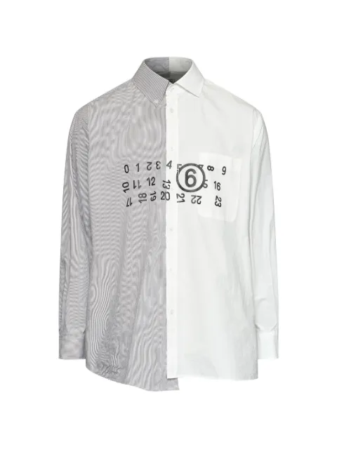 MM6 Maison Margiela camisa de popelina con botones