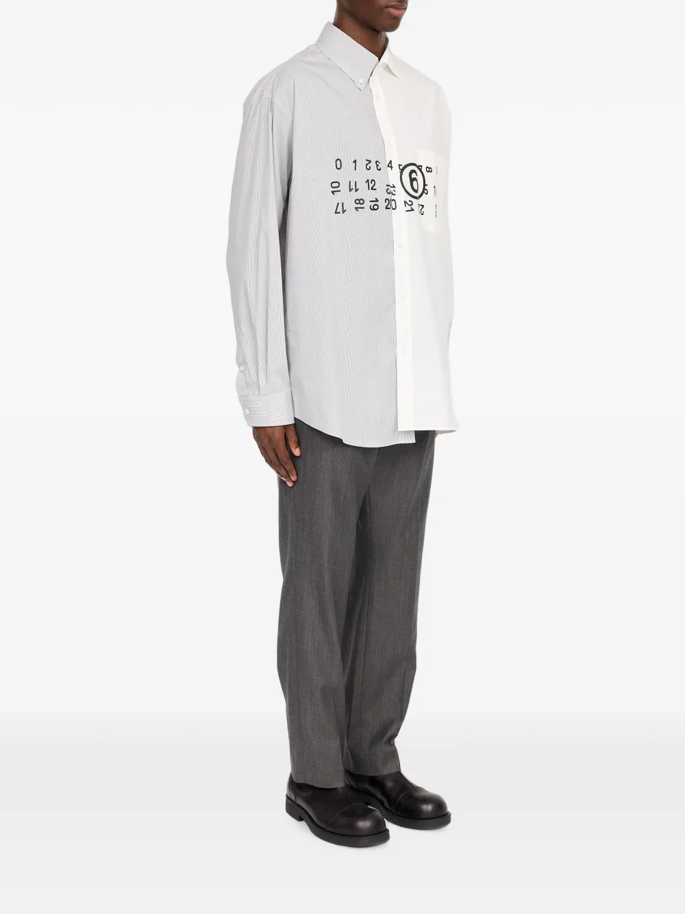 MM6 Maison Margiela Katoenen overhemd Wit