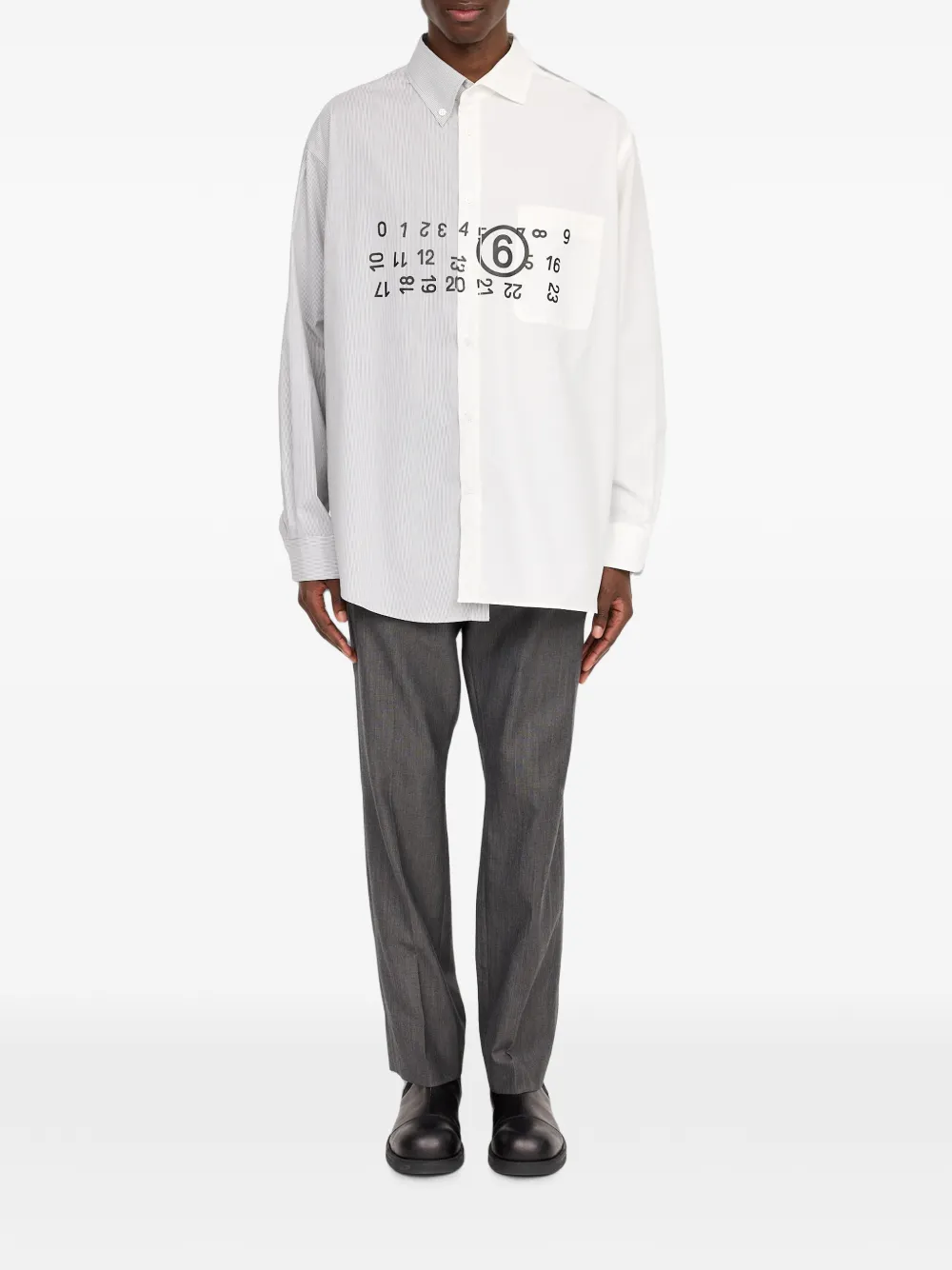 MM6 Maison Margiela Katoenen overhemd Wit