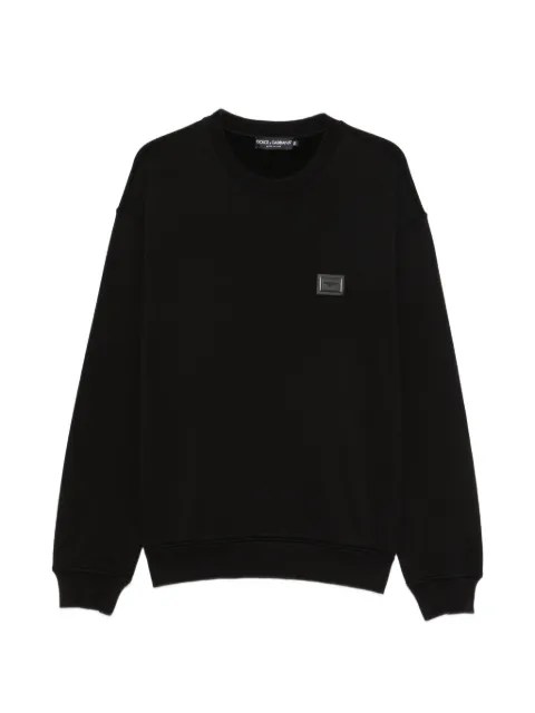 Dolce & Gabbana 로고 장식 스웨터