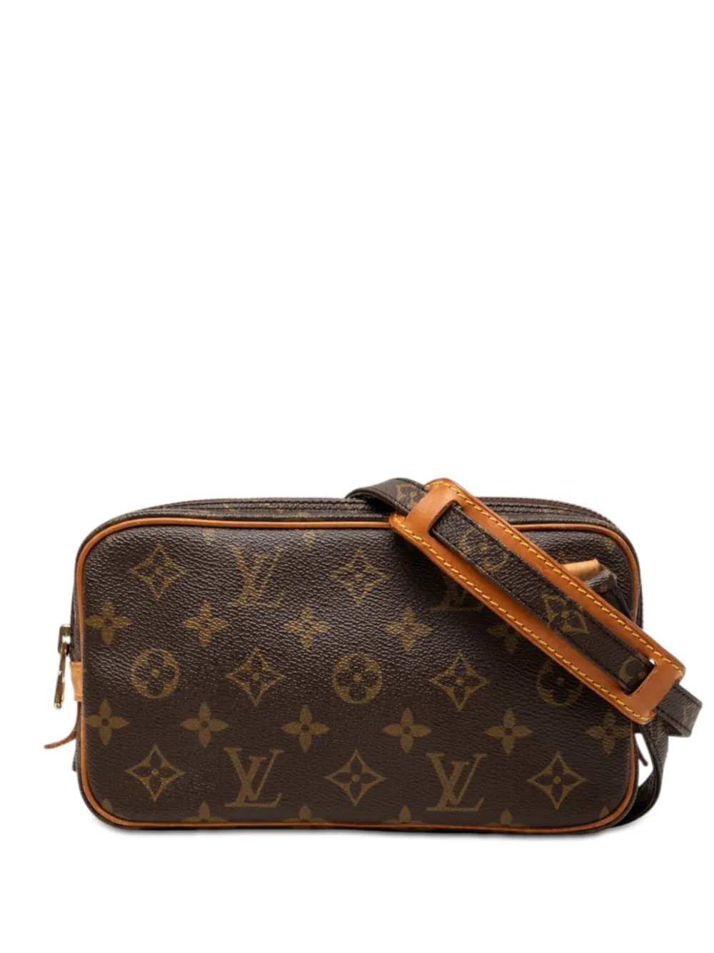 Louis Vuitton Pre-Owned 1990 Monogram Pochette Marly Bandouliere crossbody bag - Marrone