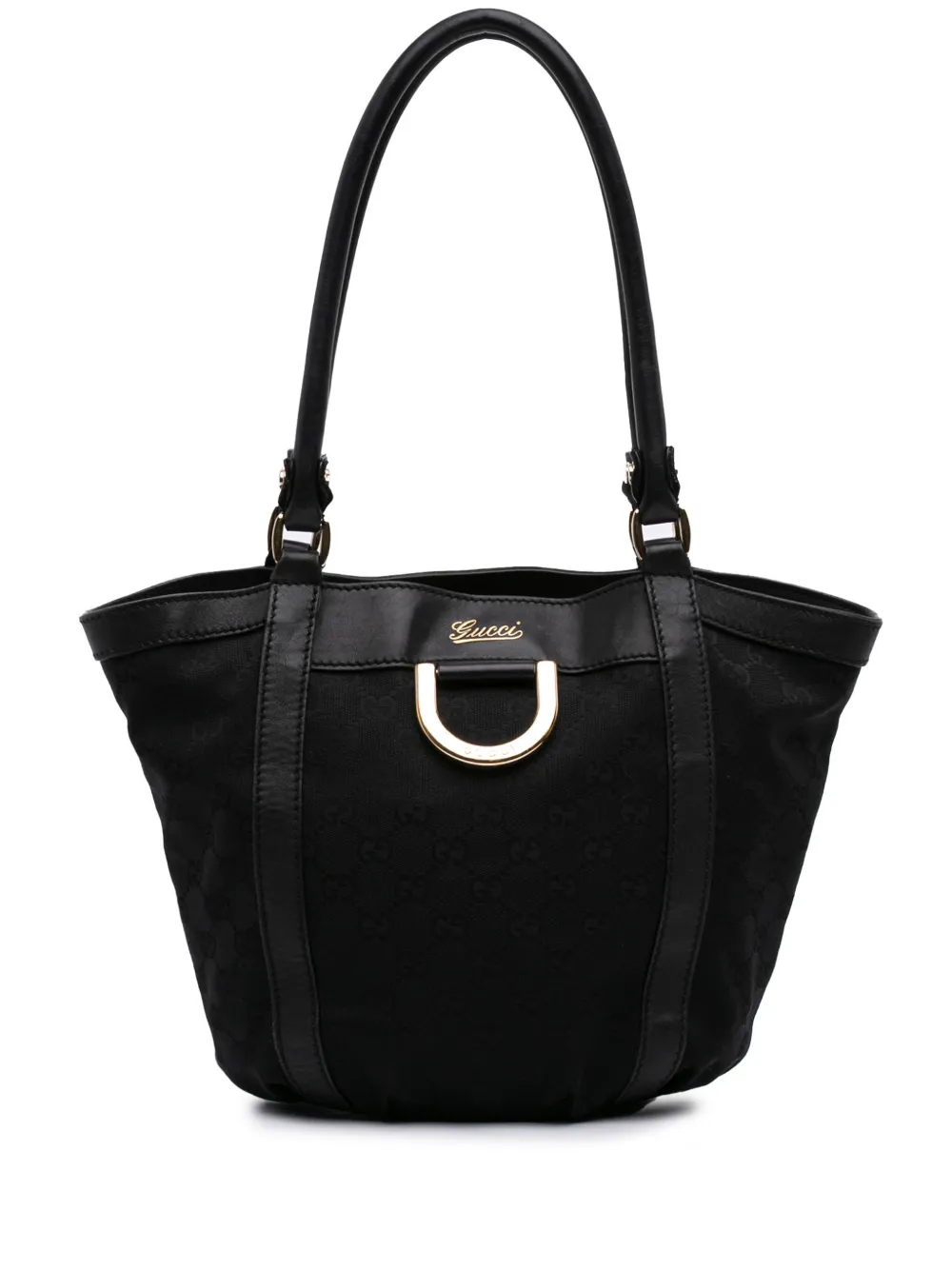 Gucci Pre-Owned 2016-2026 GG Canvas Abbey D Ring handbag - Schwarz