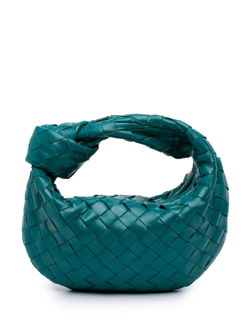 Bottega Veneta Pre-Owned 2012-2026 Mini Nappa Intrecciato Jodie hobo bag - Blu