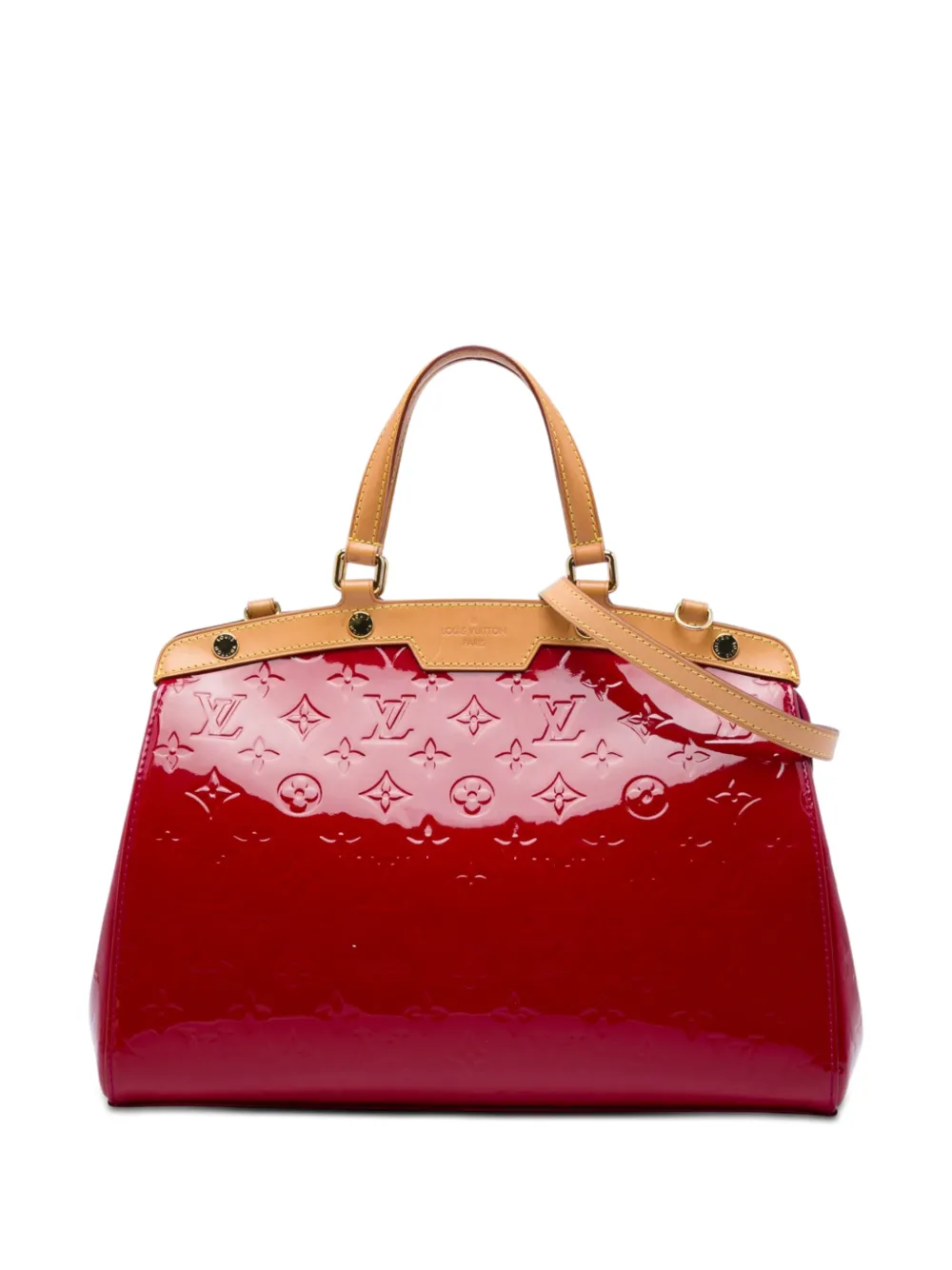 Louis Vuitton Pre-Owned 2013 Monogram Vernis Brea MM satchel - Rot