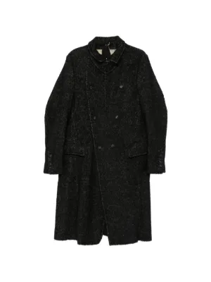 ジャケット・アウター Greg Lauren WOOL GL1 BUTTON SPINE COAT Greg Lauren GL1 Button Spine Coat | Black | FARFETCH CA