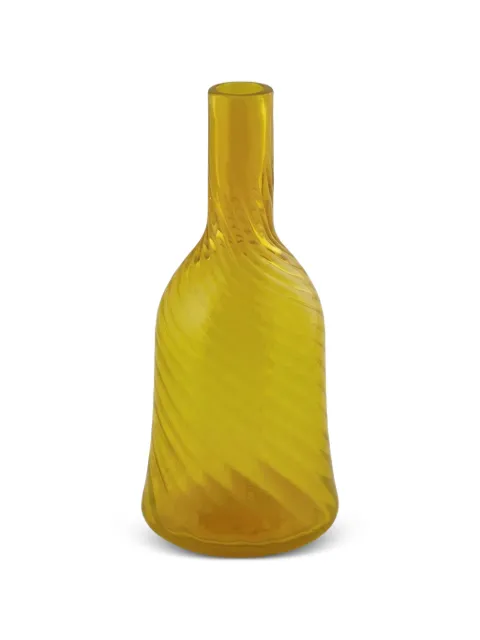 ENZO DE GASPERI rippled-effect bottle vase