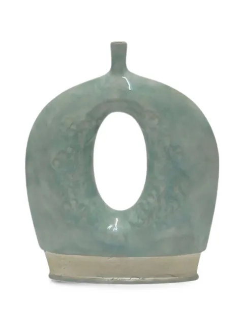ENZO DE GASPERI cut-out floral-embossed vase