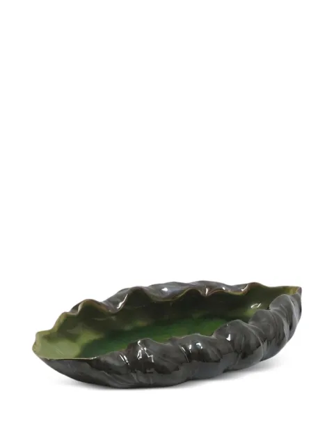 ENZO DE GASPERI ruffled leaf-shaped bowl