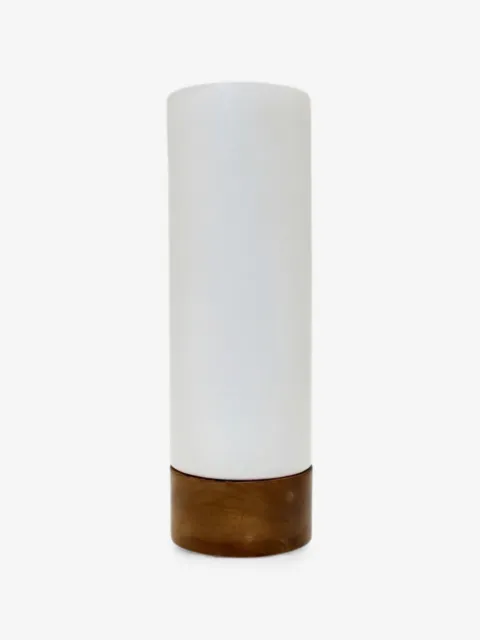 ENZO DE GASPERI cylindrical wooden-base vase