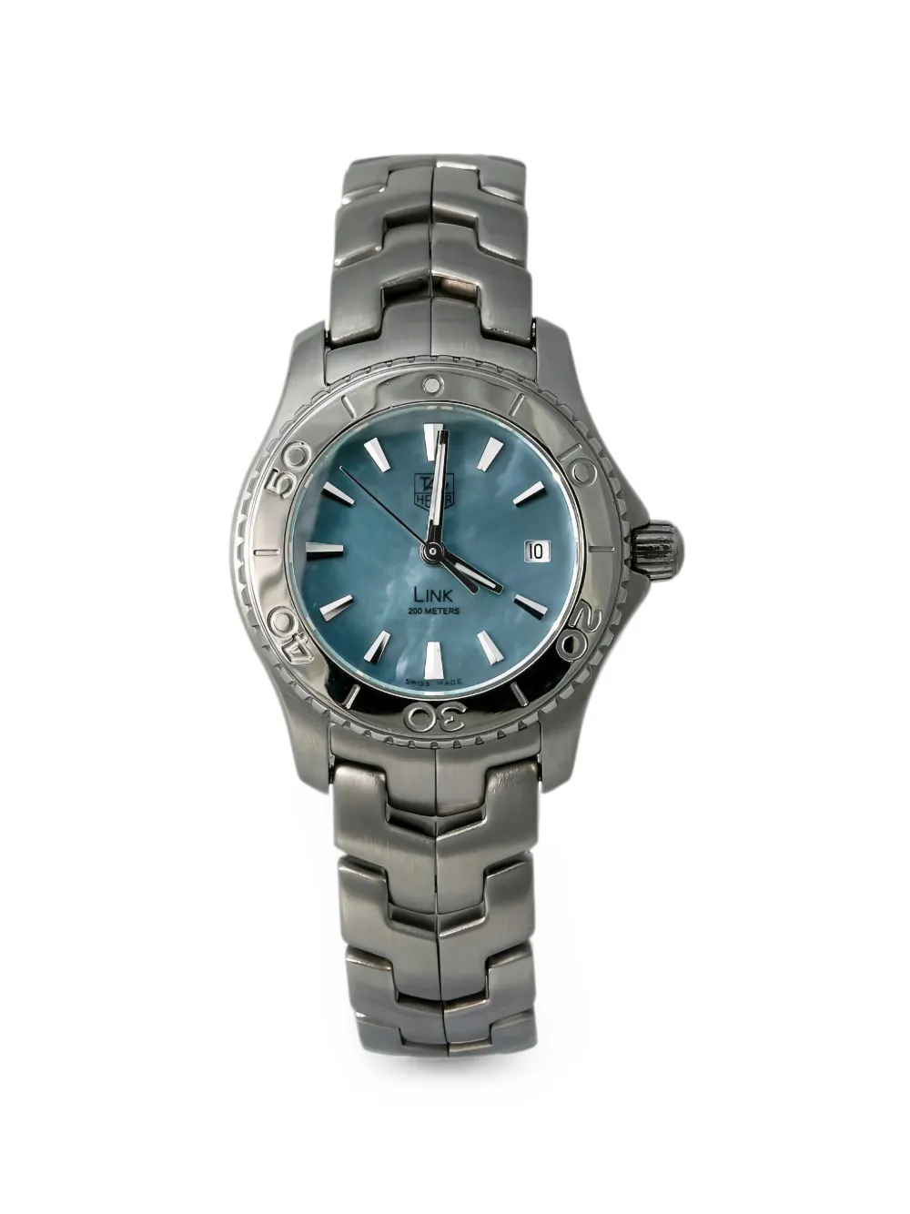 TAG Heuer Pre-Owned Link 27mm watch - Blu