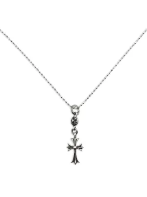 Chrome Hearts Fleur ドッグタグ ネックレス | シルバートーン