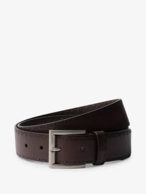 Prada antiqued-leather belt