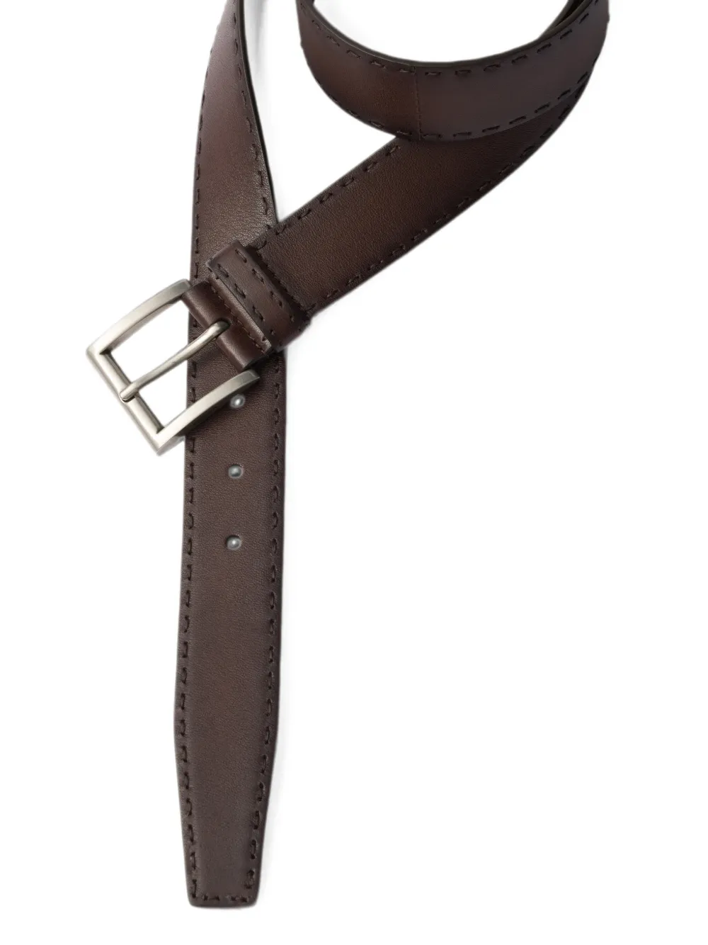 Prada Leren riem Bruin