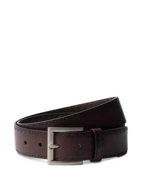 Prada ceinture en cuir à boucle